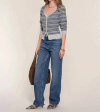 heartloom Ginni Knit Cardigan in heather - women's sweater - view 4