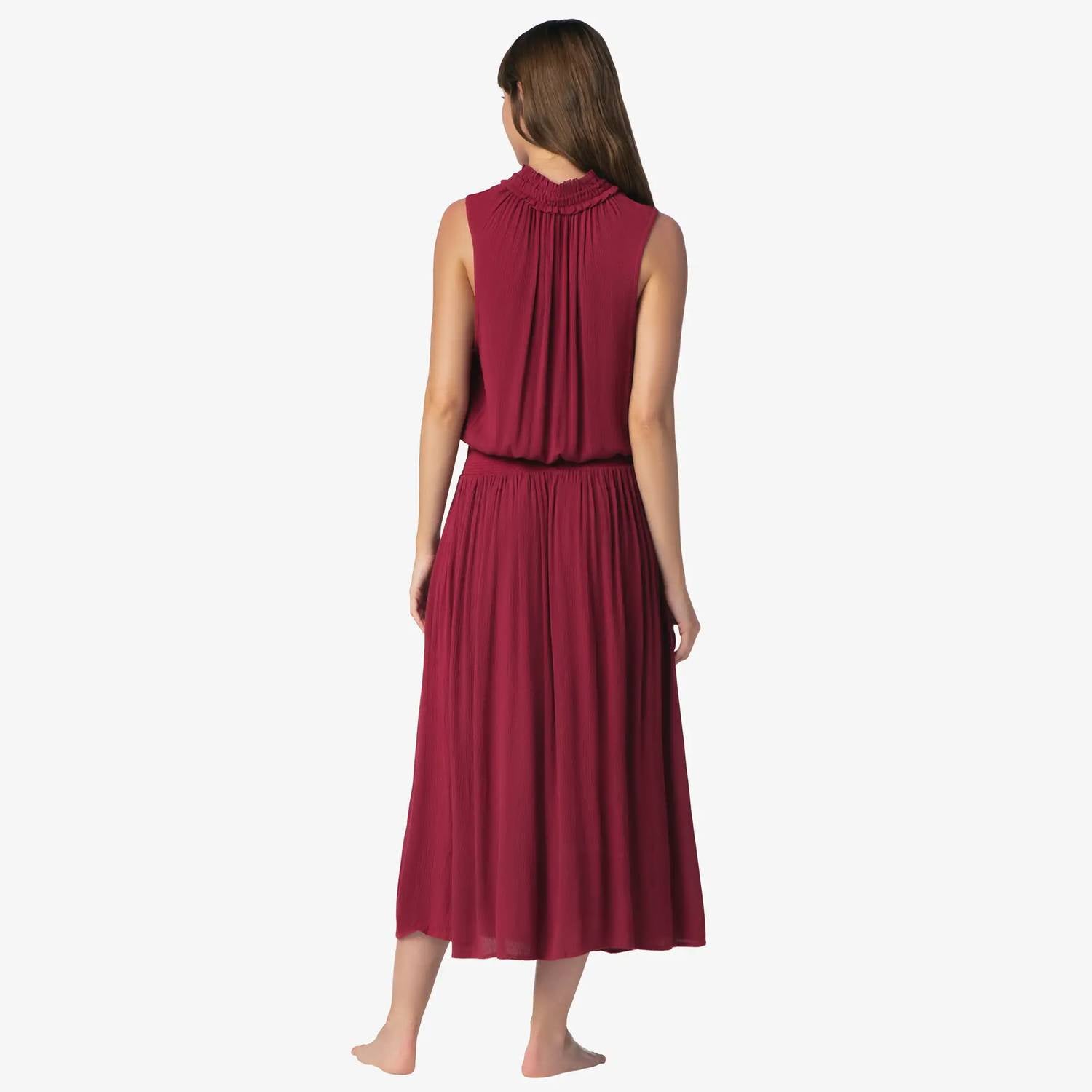 Helen Jon - Sleeveless Smocked Dress