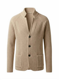 Maurizio Baldassari Men's Brenta Swacket in beige - men's jacket