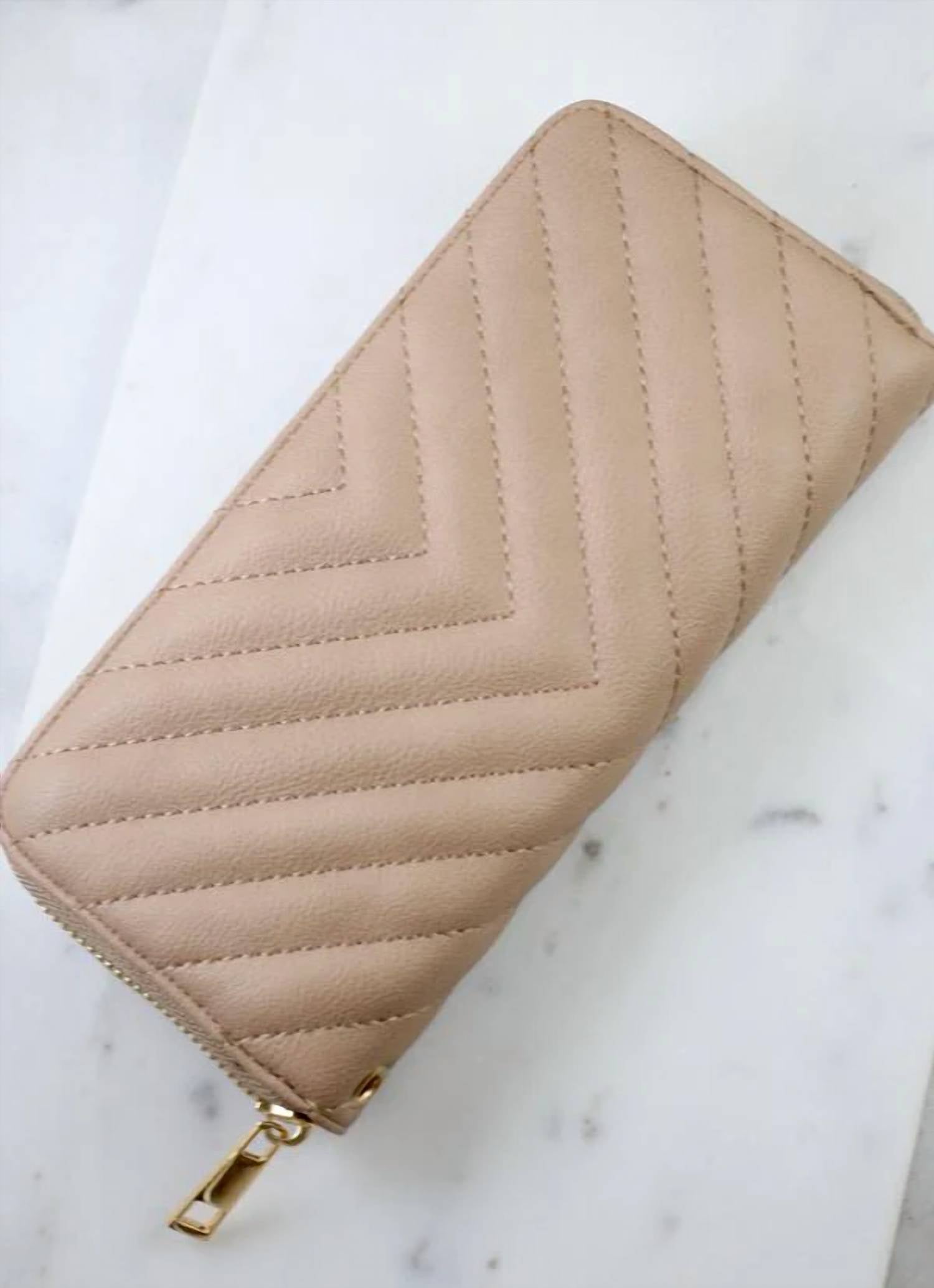 Caroline Hill - Women's Quilted Tote Bag With Wallet