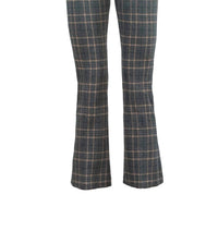 Avenue Montaigne Leo Flare Cut Pants in glen grid - women's pants - view 4