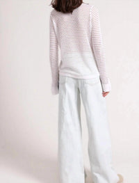 Minnie Rose - Plaited Mesh Button Down