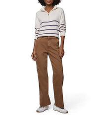 Splendid - Georgie Stripe Quarter Zip Sweater