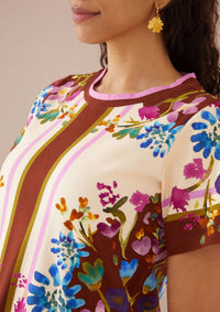 Alivia Charli Dress in prairie floral cinnamon - women's dress - alternate view
