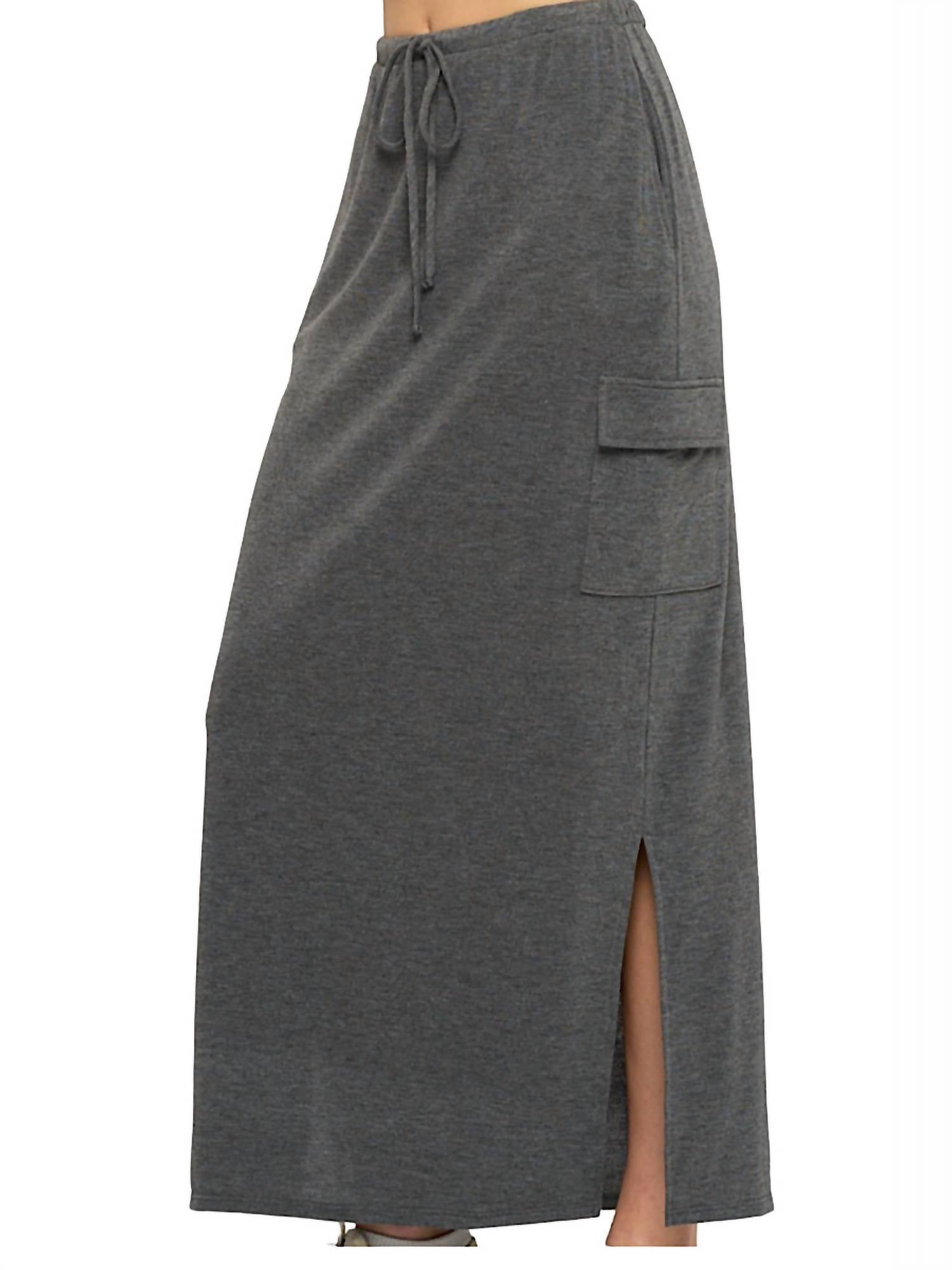 Cherish - Cargo Maxi Skirt