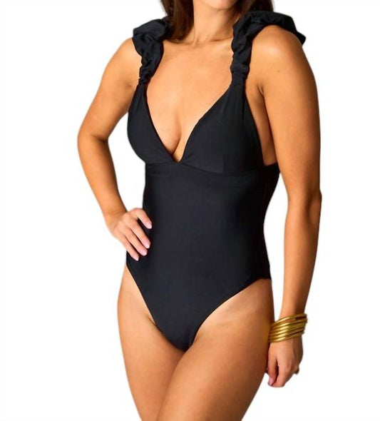Buddylove - LALA RUFFLE SHOULDER ONE PIECE