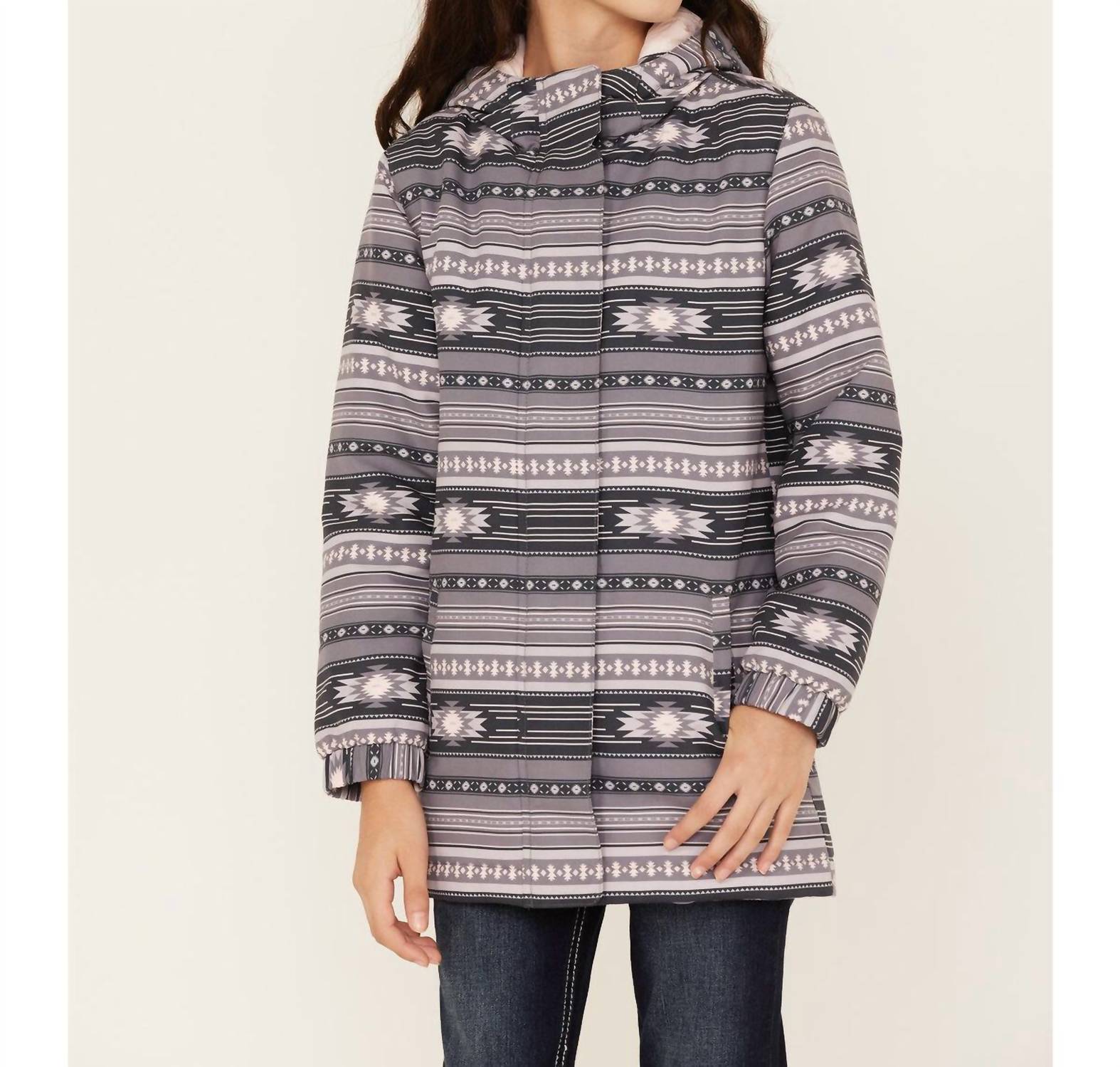 Cruel Girl - Aztec Winter Hooded Coat