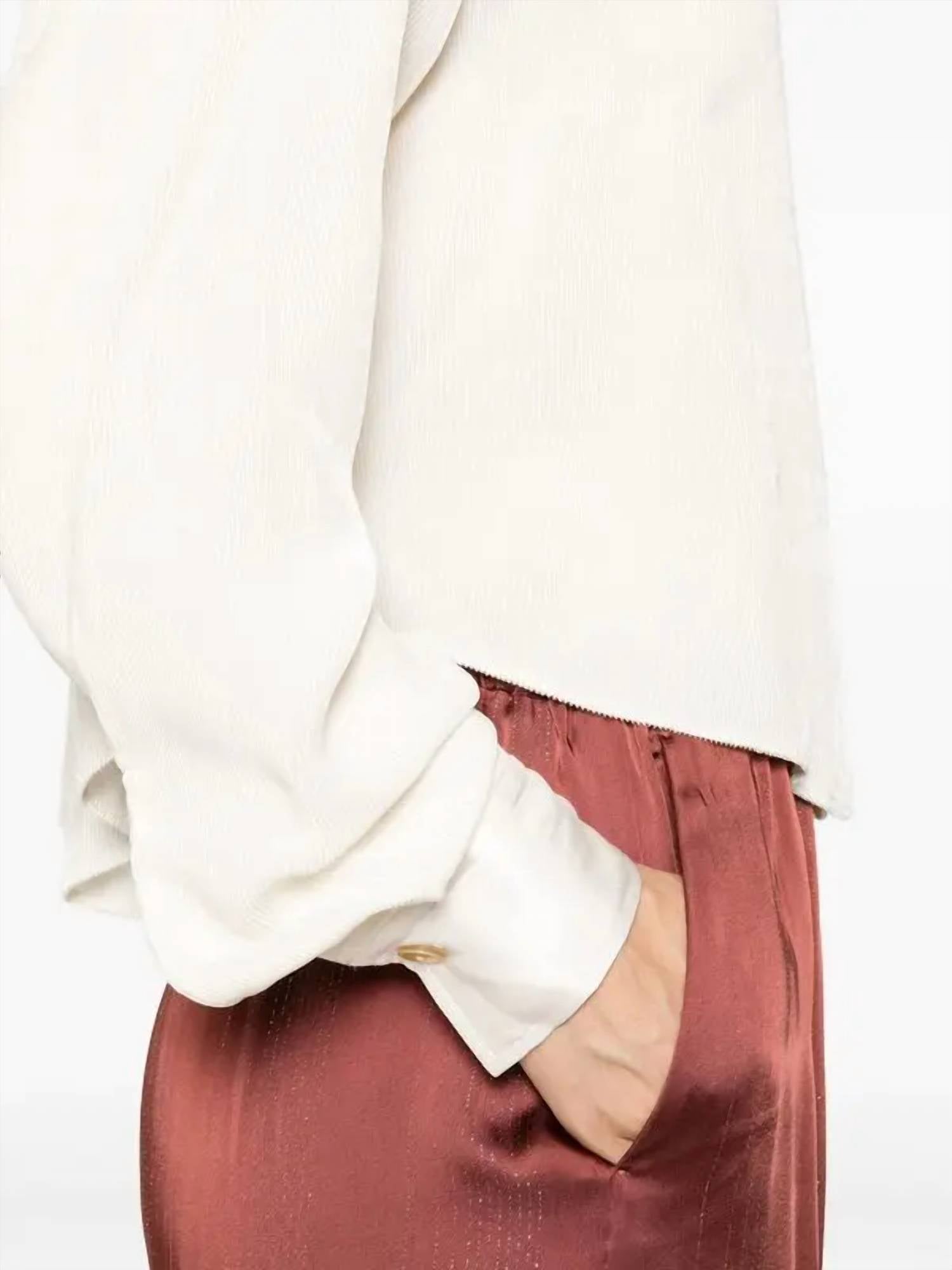 Forte Forte - Women's Velvet Boxy Shirt