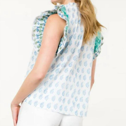 Thml - Flutter Sleeve Print Top