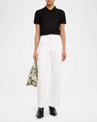 Frame - Modern Pocket Wide Leg Jeans