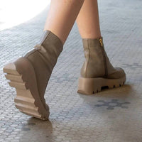 Naked Feet - Women's Xenus Platform Ankle Boots
