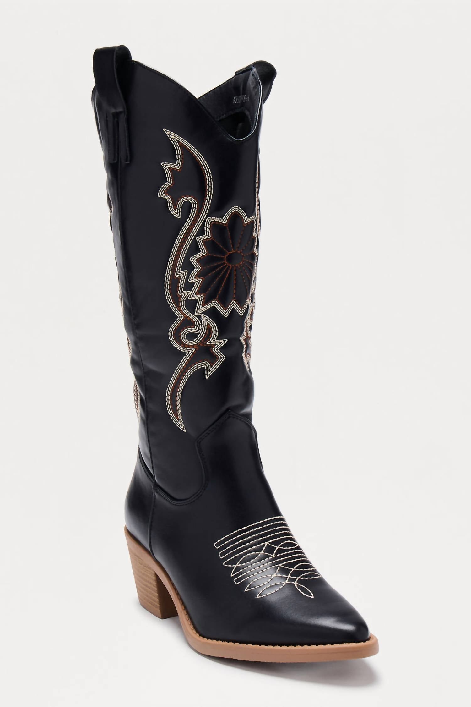 CCOCCI Women's Natalie Cowboy Boots in black - women's shoe