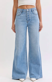 Cello - High Rise Wide Leg Jeans