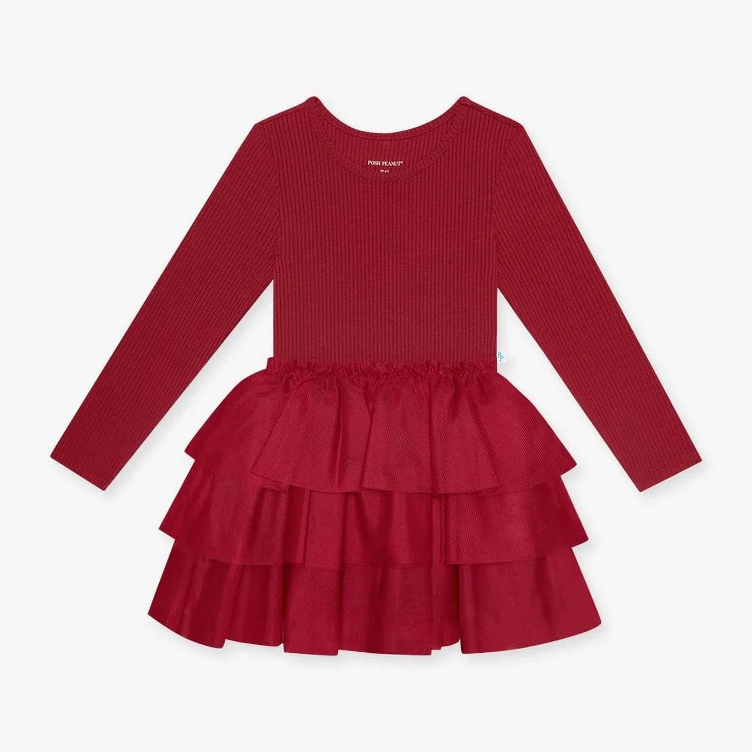 Posh Peanut - Long Sleeve Tulle Dress