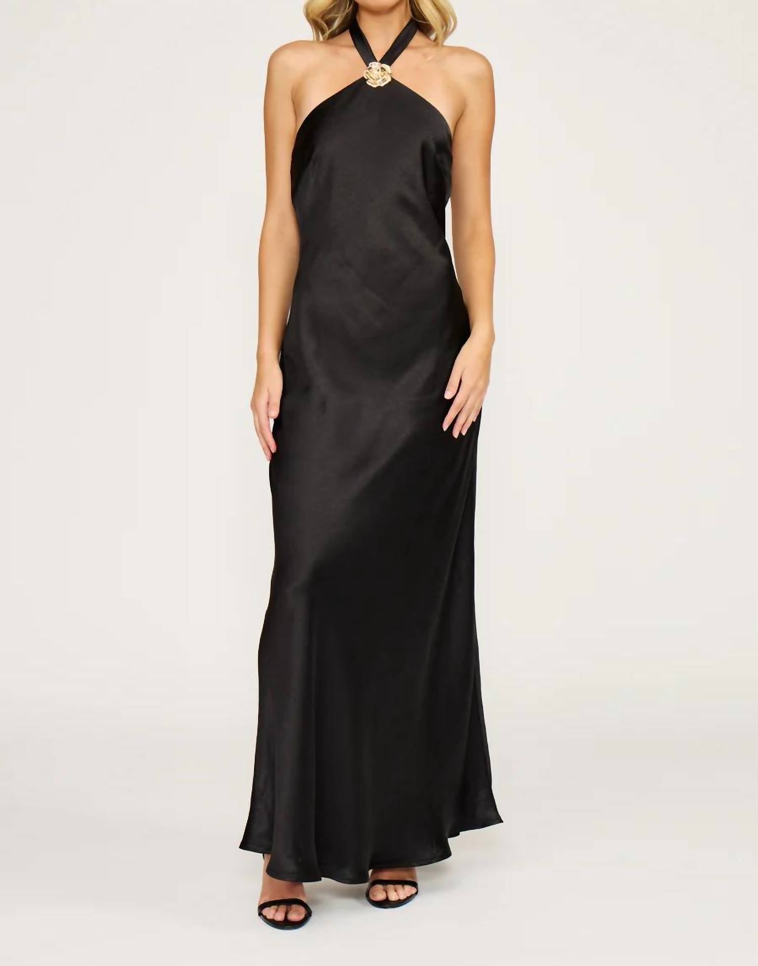 Lucy Paris - Bonnie Maxi Halter Dress