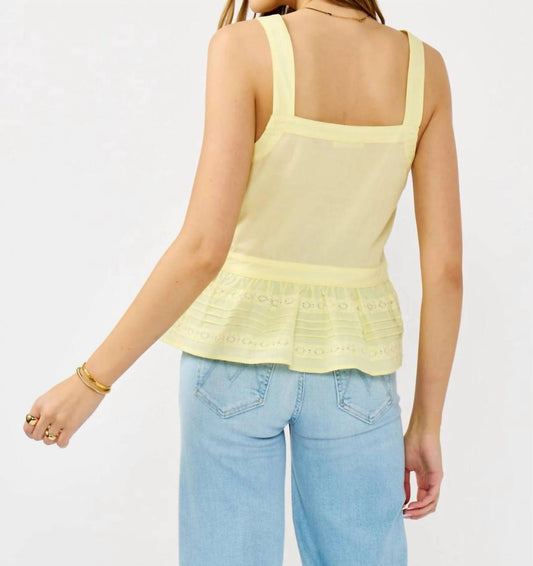 Lovestitch - Boardwalk Eyelet Ruffle Tank