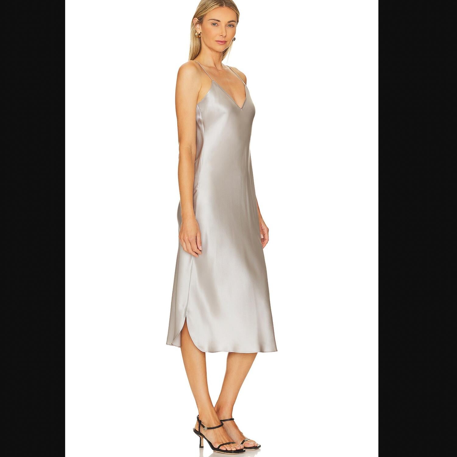 Nili Lotan - Midi Cami Silk Slip Dress