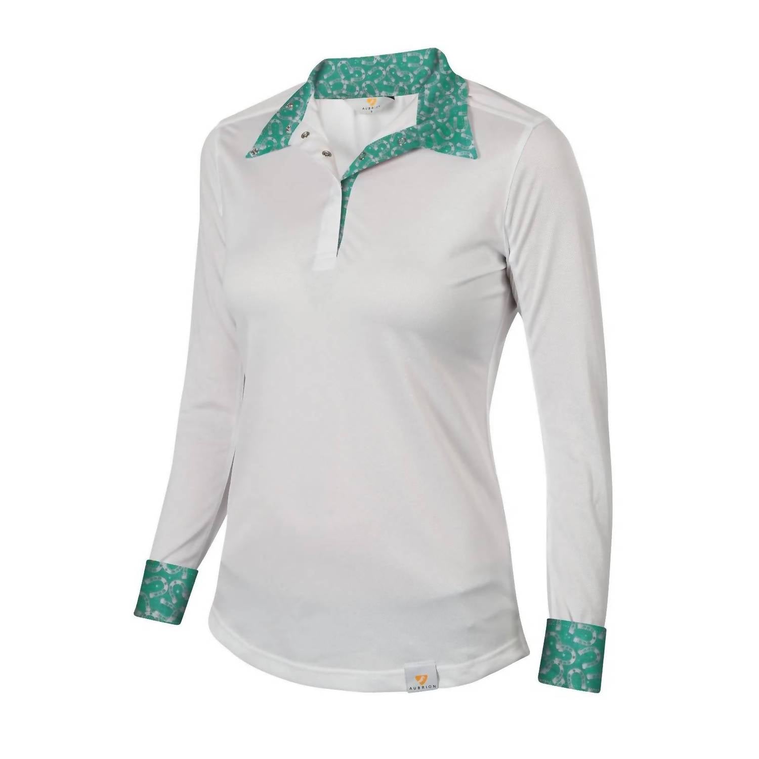 Shires - Aubrion Kids Long Sleeve Show Shirt