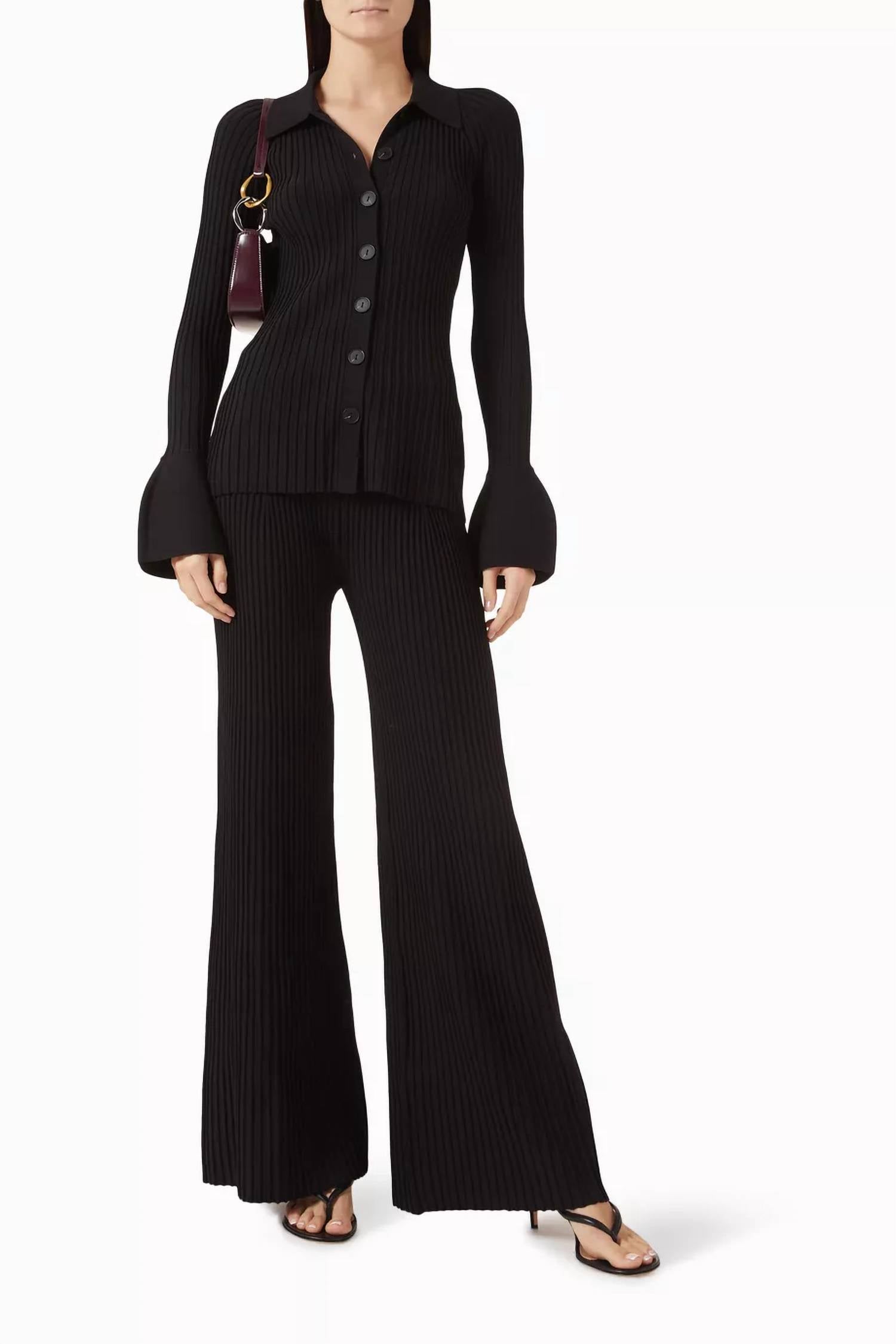 Alexis - Olena Rib-knit Top
