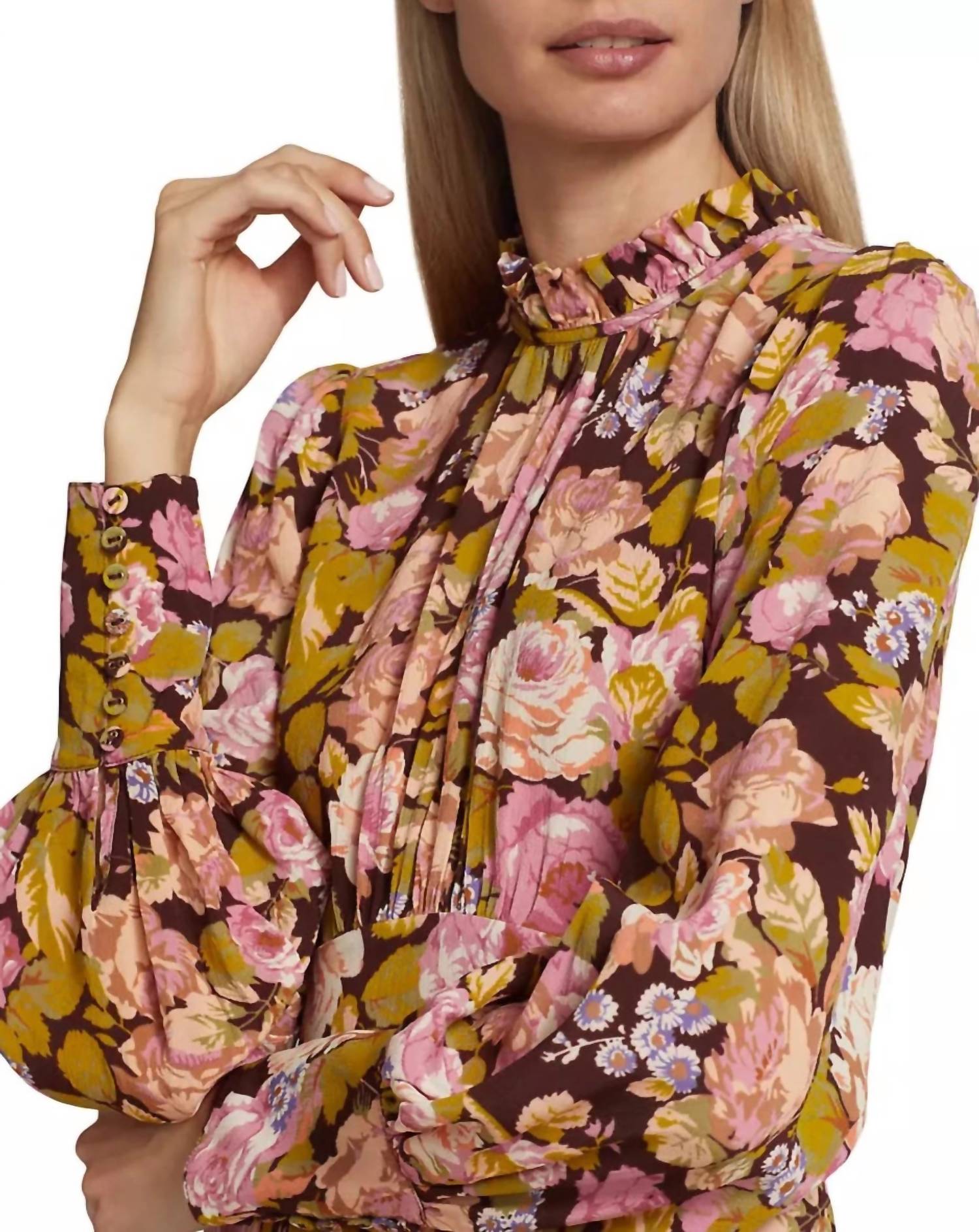 Bytimo - Women's Floral Midi Dress
