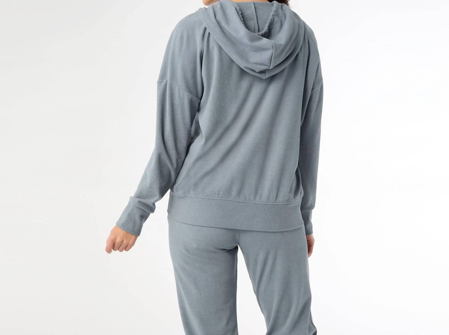Coco + Carmen - Weekend Brushed Long Sleeve Full Zip Hoodie