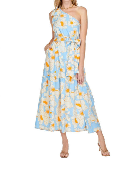 Jade - One Shoulder Bow Maxi Dress