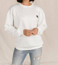 Ampersand Ave - Quilted Pullover Sweater