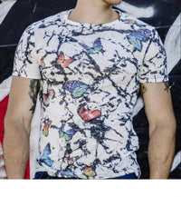 Eight X - Butterflies Print T-shirt