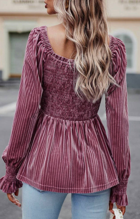 Epretty - My Mysterious Side Velvet Top