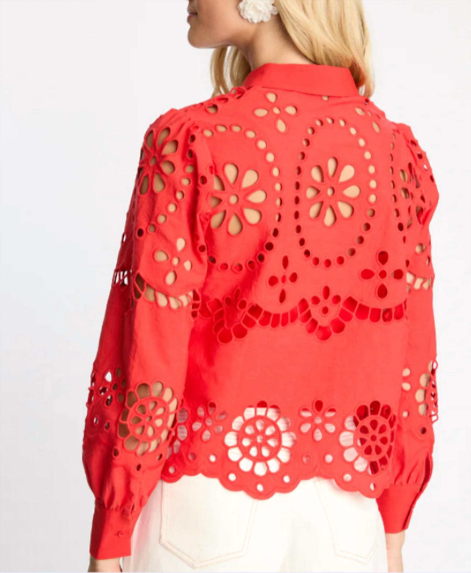 Caballero - Emmie Eyelet Lace Top