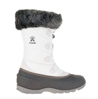 Kamik - Women's Momentum2 Pull On Rounded Toe Waterproof Fur Trim Ankle Snow Boots