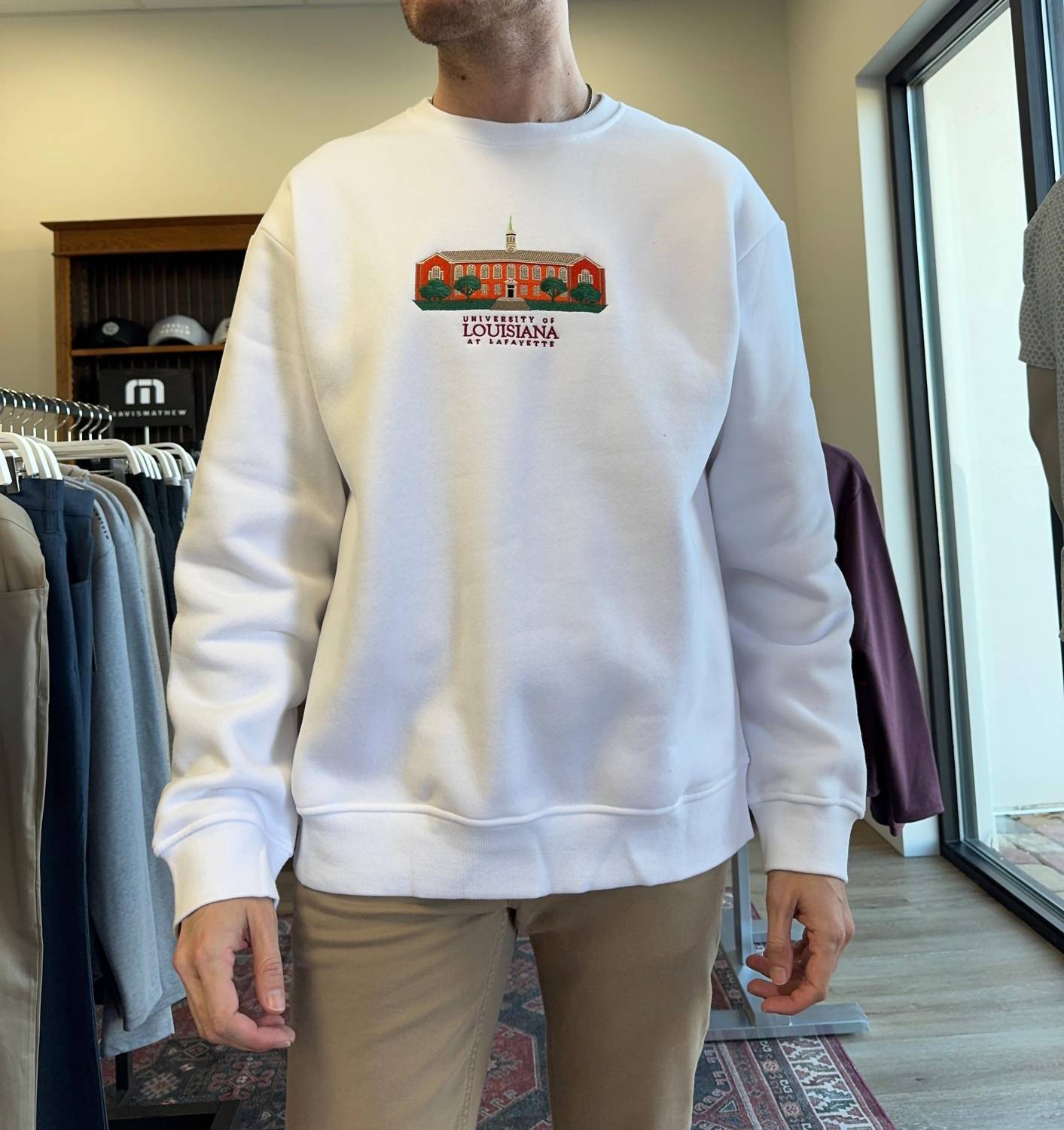 Traditions Collegiate Apparel - Ragin Cajun Crewneck Sweater