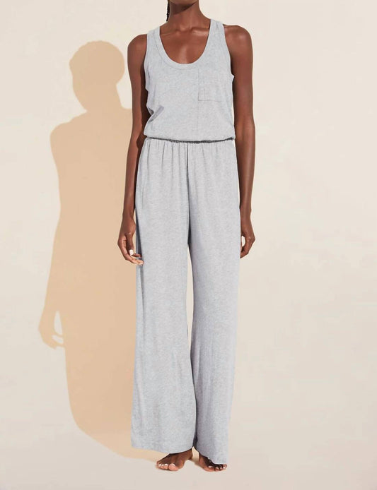 Eberjey - Aloe Infused Cotton Wide Leg Jumpsuit