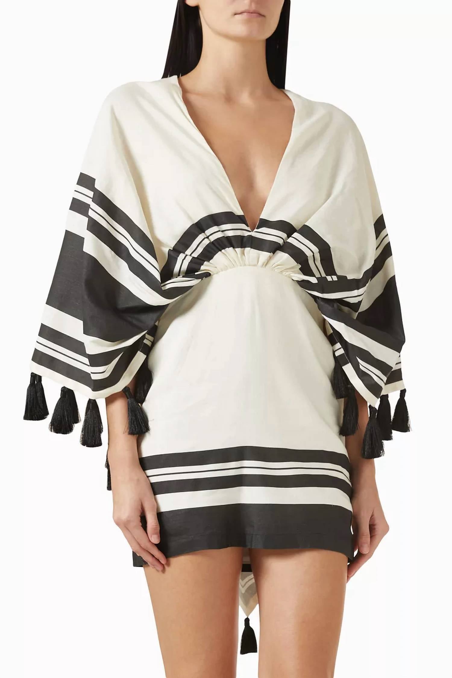 Andres Otalora - Viento Suave Linen Mini Dress