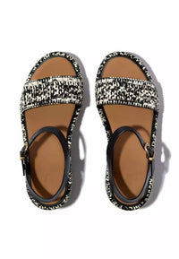 Fitflop - Women's Platforms Woven Wedge Ankle-strap Sandals