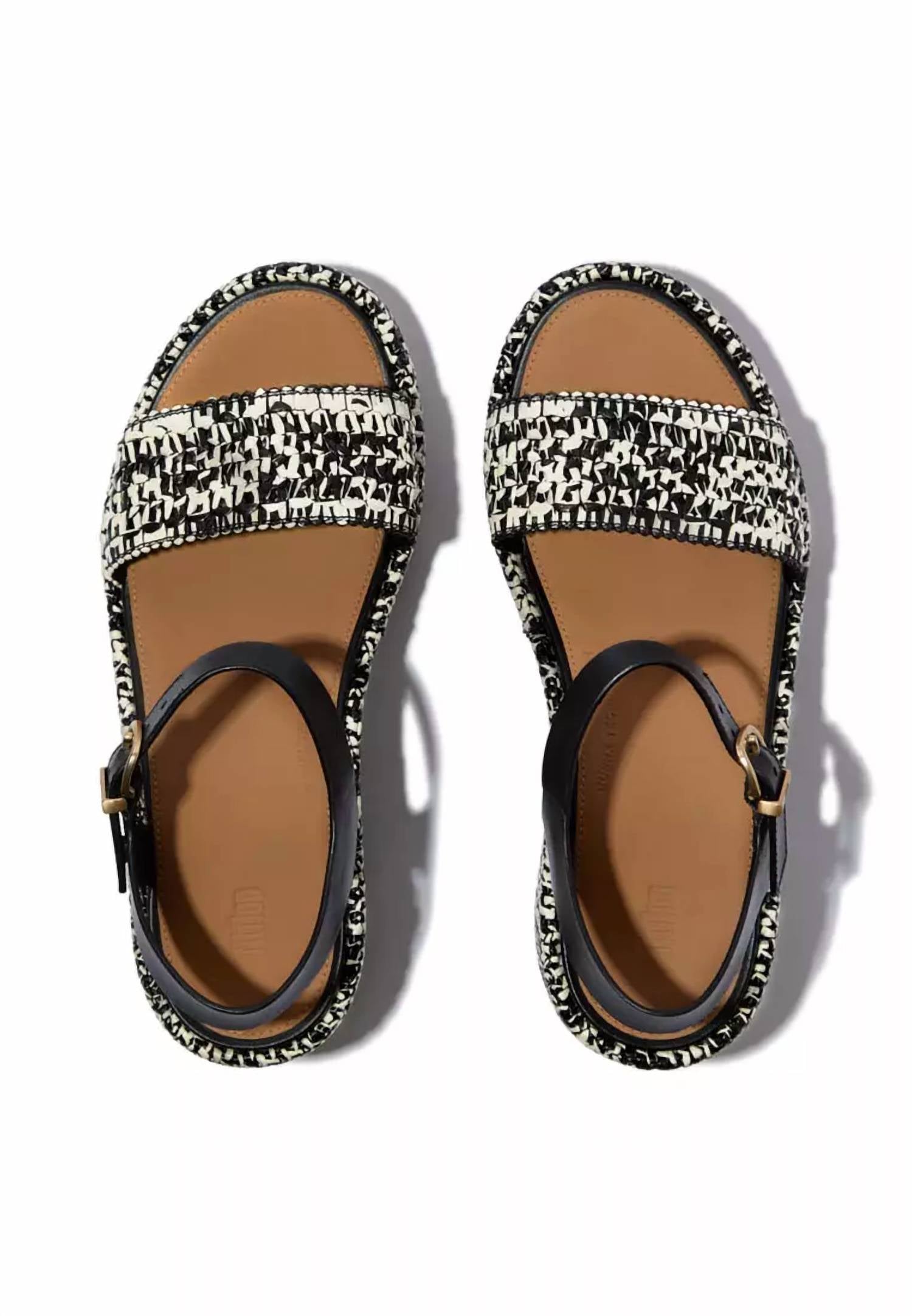 Fitflop - Women's Platforms Woven Wedge Ankle-strap Sandals