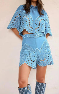 Charo Ruiz - Storm Embroidered Blouse