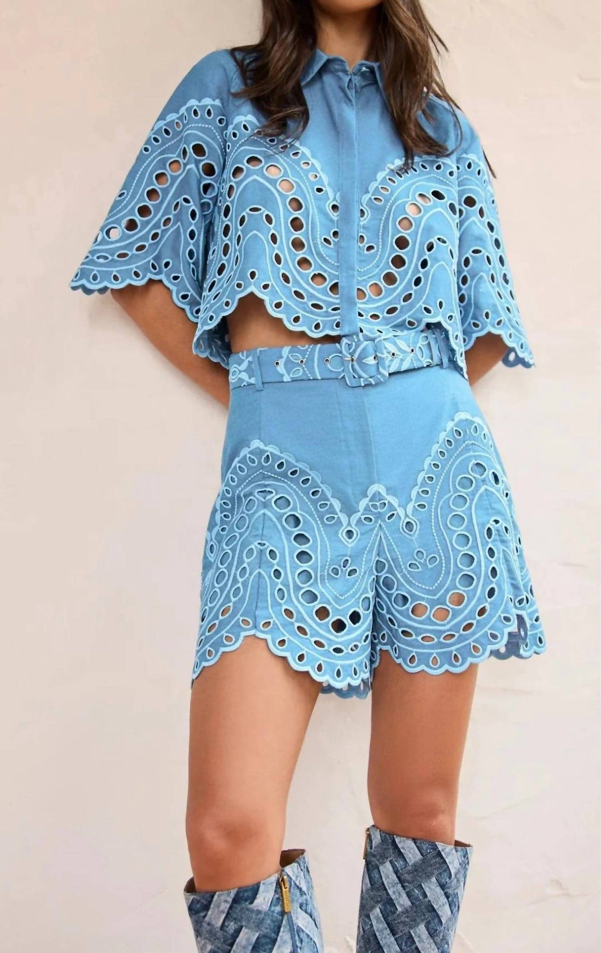 Charo Ruiz - Storm Embroidered Blouse