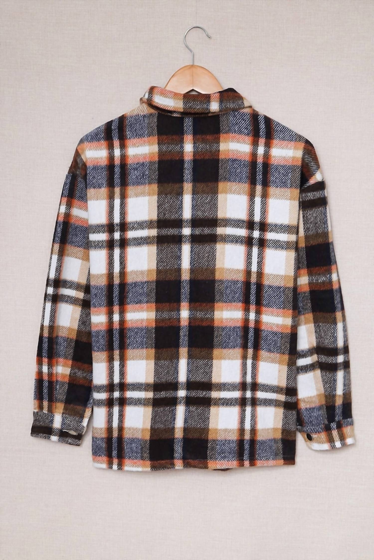 Kustom Kreations Goods - Multicolor Plaid Casual Button Up Jacket