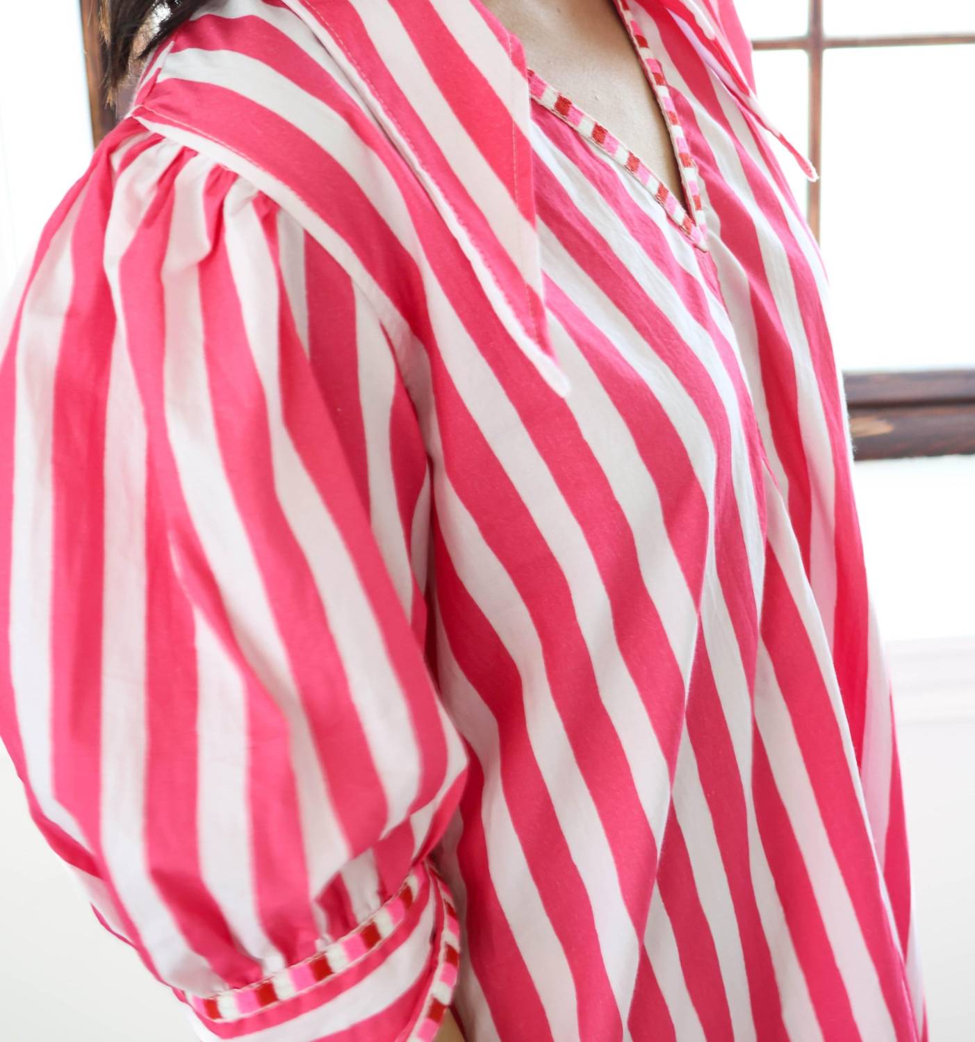 Vero Alfie - Striped Doll Dress