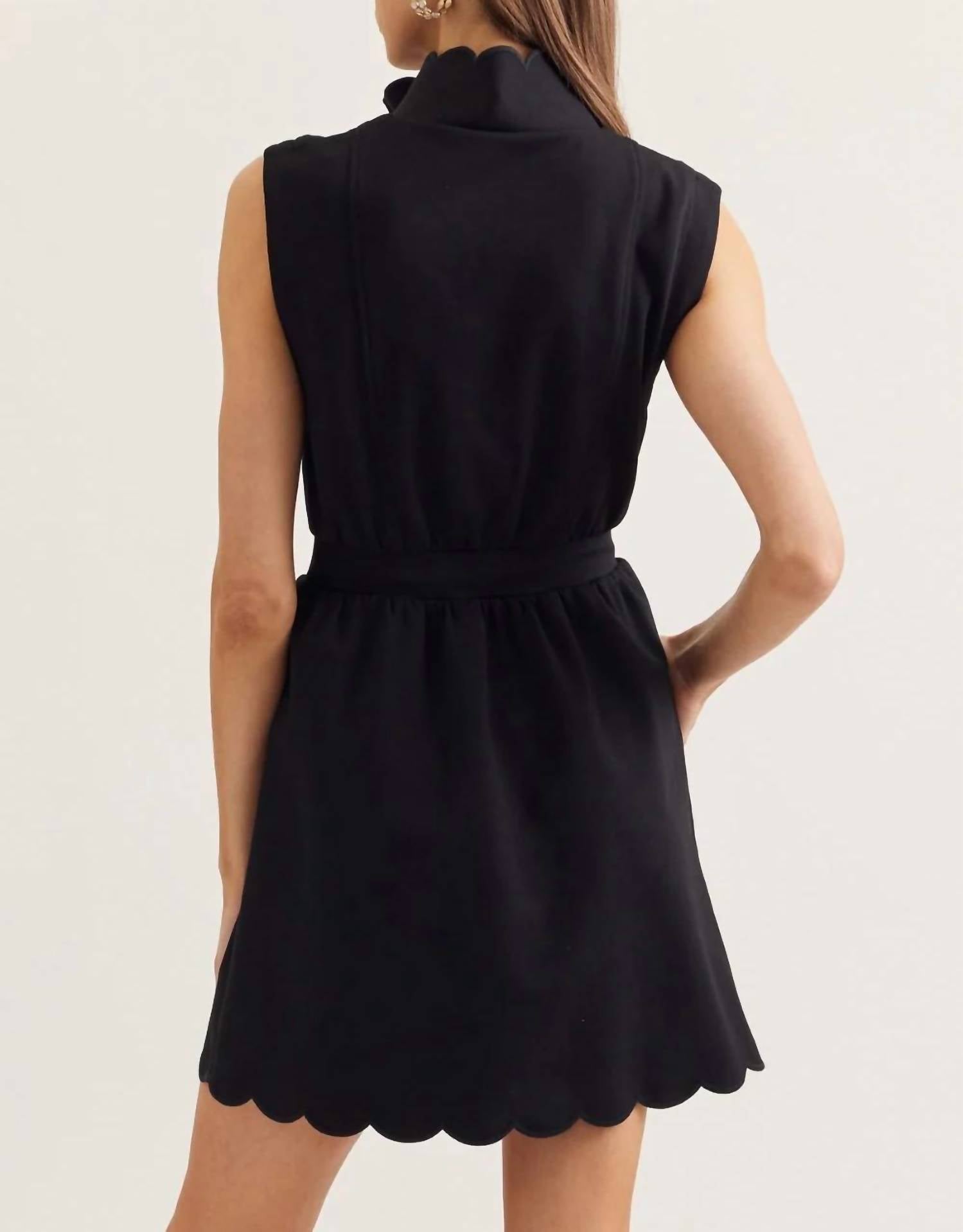 Entro - On The Go Scalloped Dress