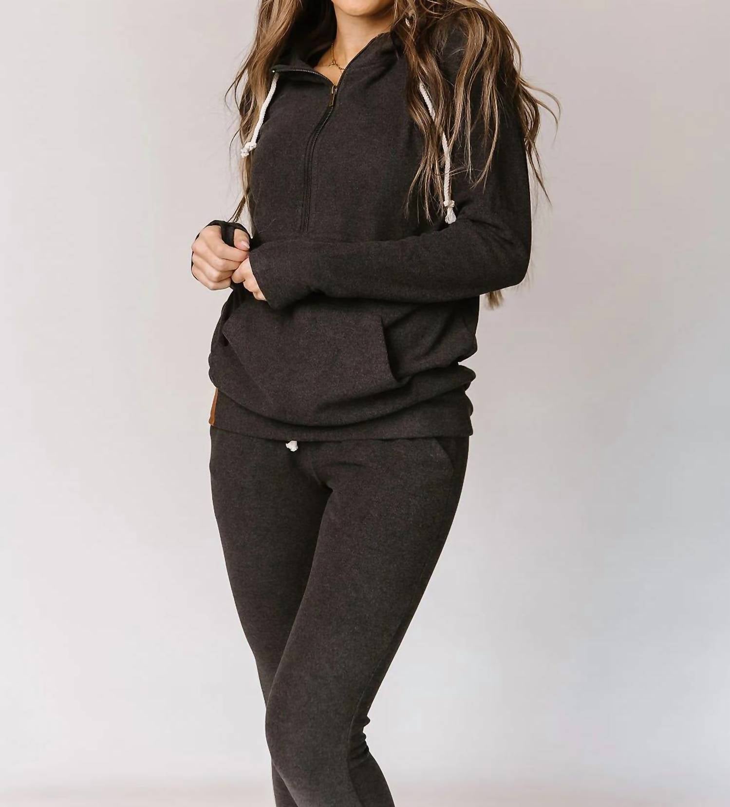 Ampersand Ave - Performance Fleece Halfzip Hoodie