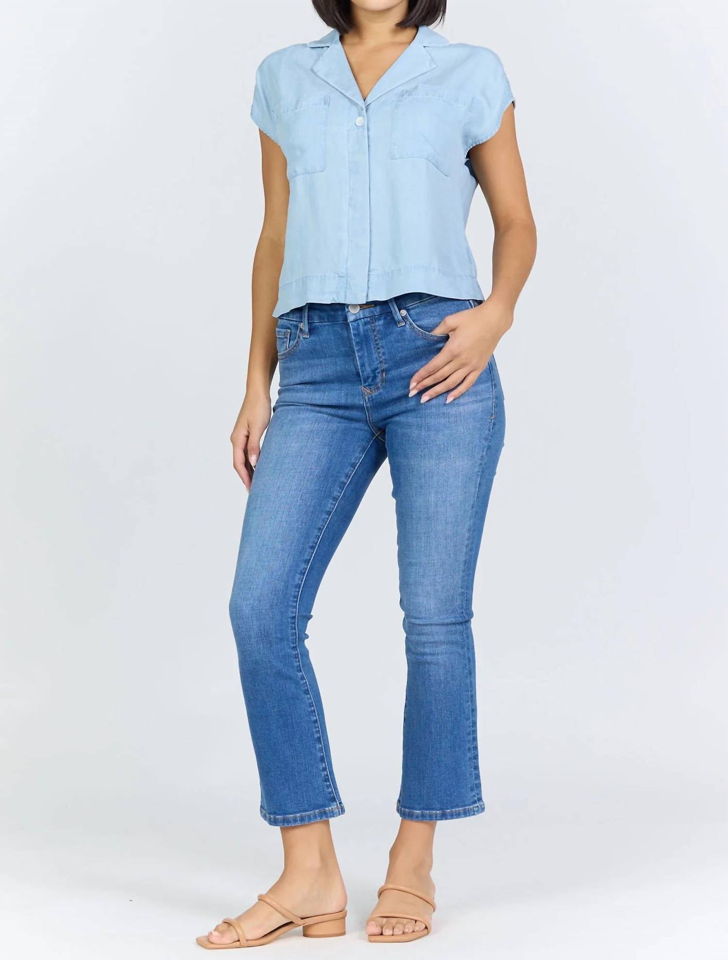Dear John Denim - Cruz Button Down Short Sleeve Top
