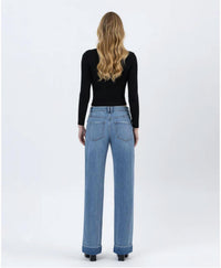 Vervet By Flying Monkey - Harlow Cuffed Denim Trouser