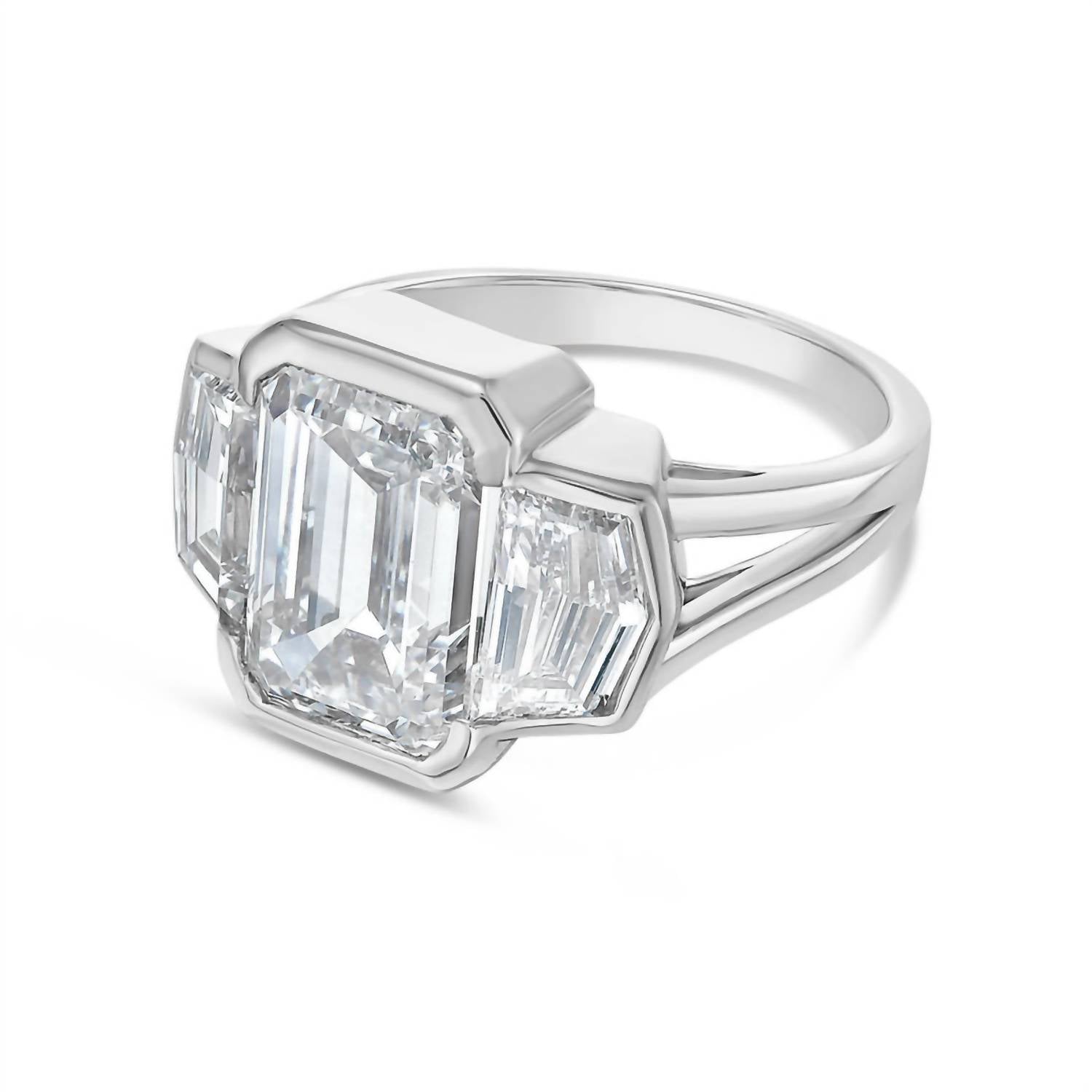 Diana M Jewels - Women's Emerald & Cadilac Lab-Grown Diamond Jewelry (6.00 Ct) - Elegant