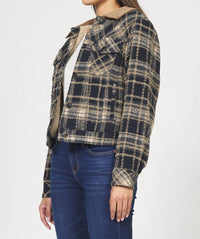 Dear John Denim - Owen Crop Plaid Jacket