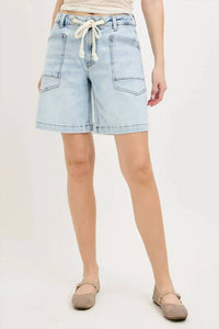 Risen - Sandra Slouchy Denim Drawstring Short