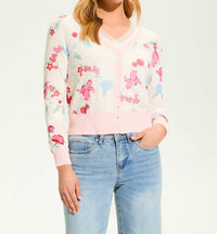 Fdj - Printed Mesh Cardigan