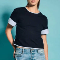 We-Ar4 - Marina Knit Short Sleeve Tee