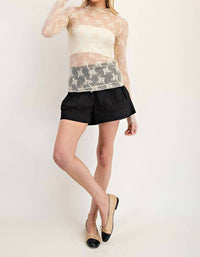 Ee:Some - Lace Layering Tee